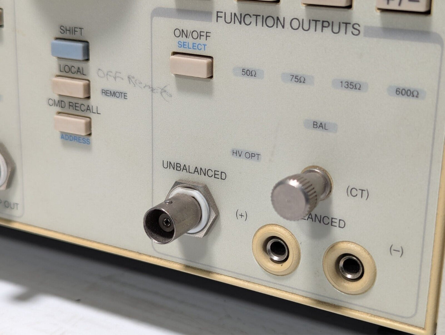 Wavetek 90 20-MHz synthesized function generator with manual as pictured