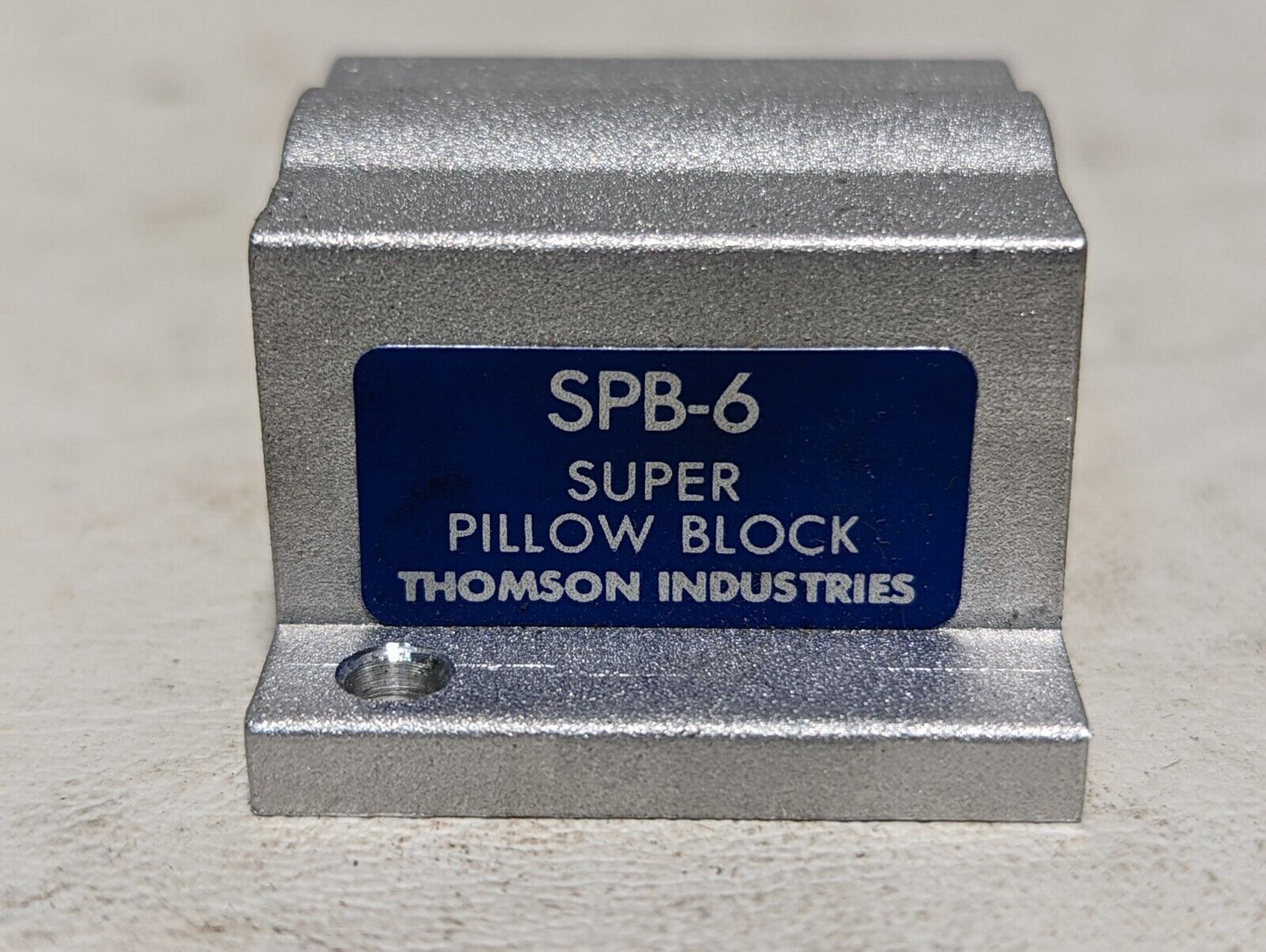 Thomson Industries SPB-6 Ball Bushing Bearing Pillow Block, 0.375, Self-Aligning