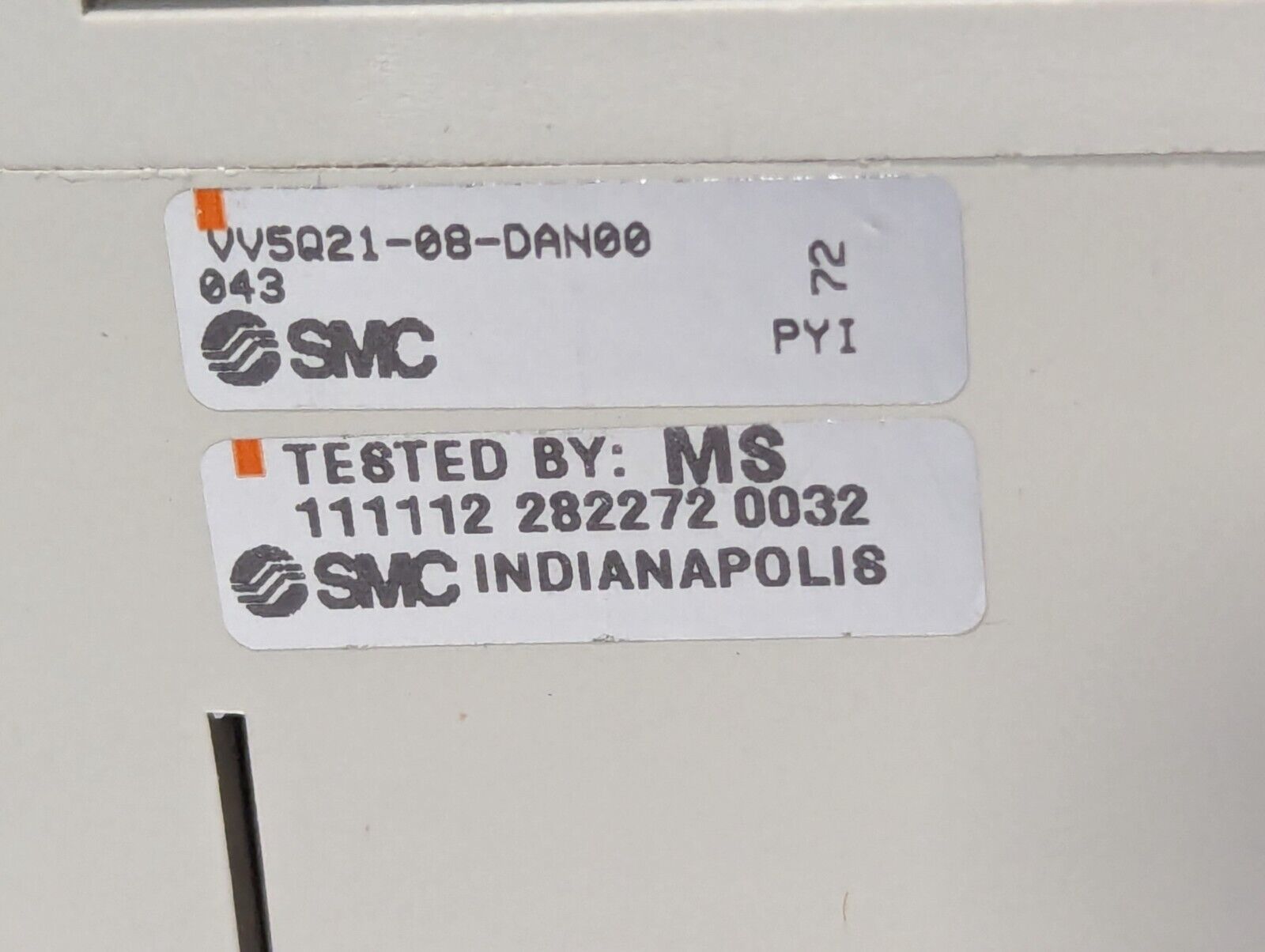 SMC VV5Q21-08-DAN00 Manifold assembly, IAW DWG - Free Shipping