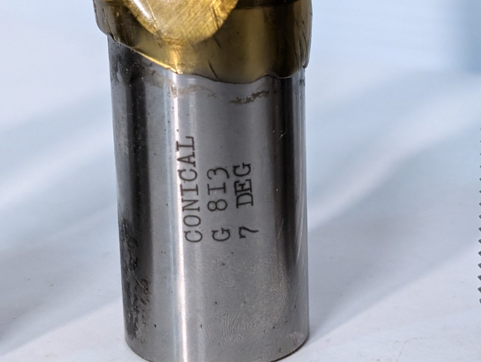 (12) End Mills and Tap, Sossner Widia Conical, See Photos for Specs.
