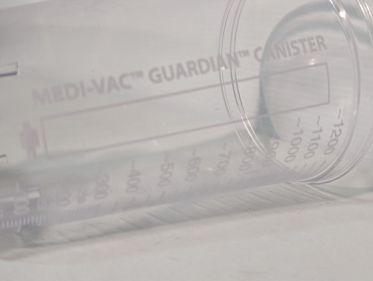 (3) Medi-Vac Guardian 1200 CC Rigid Suction Canister