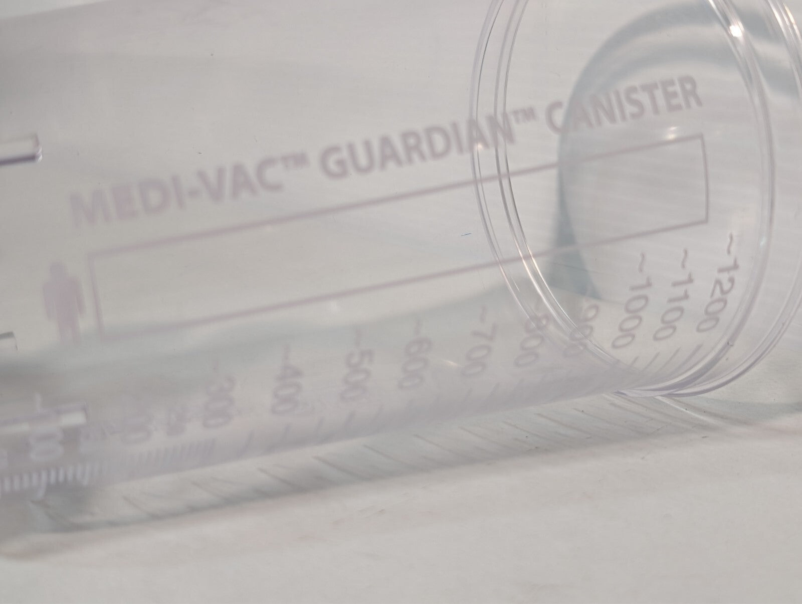 (3) Medi-Vac Guardian 1200 CC Rigid Suction Canister