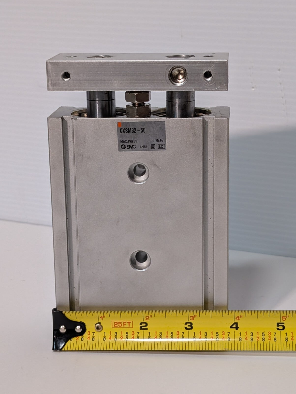 SMC CXSM32-50 Dual Rod Guided Pneumatic Air Cylinder 32mm Borfe 50mm Stroke