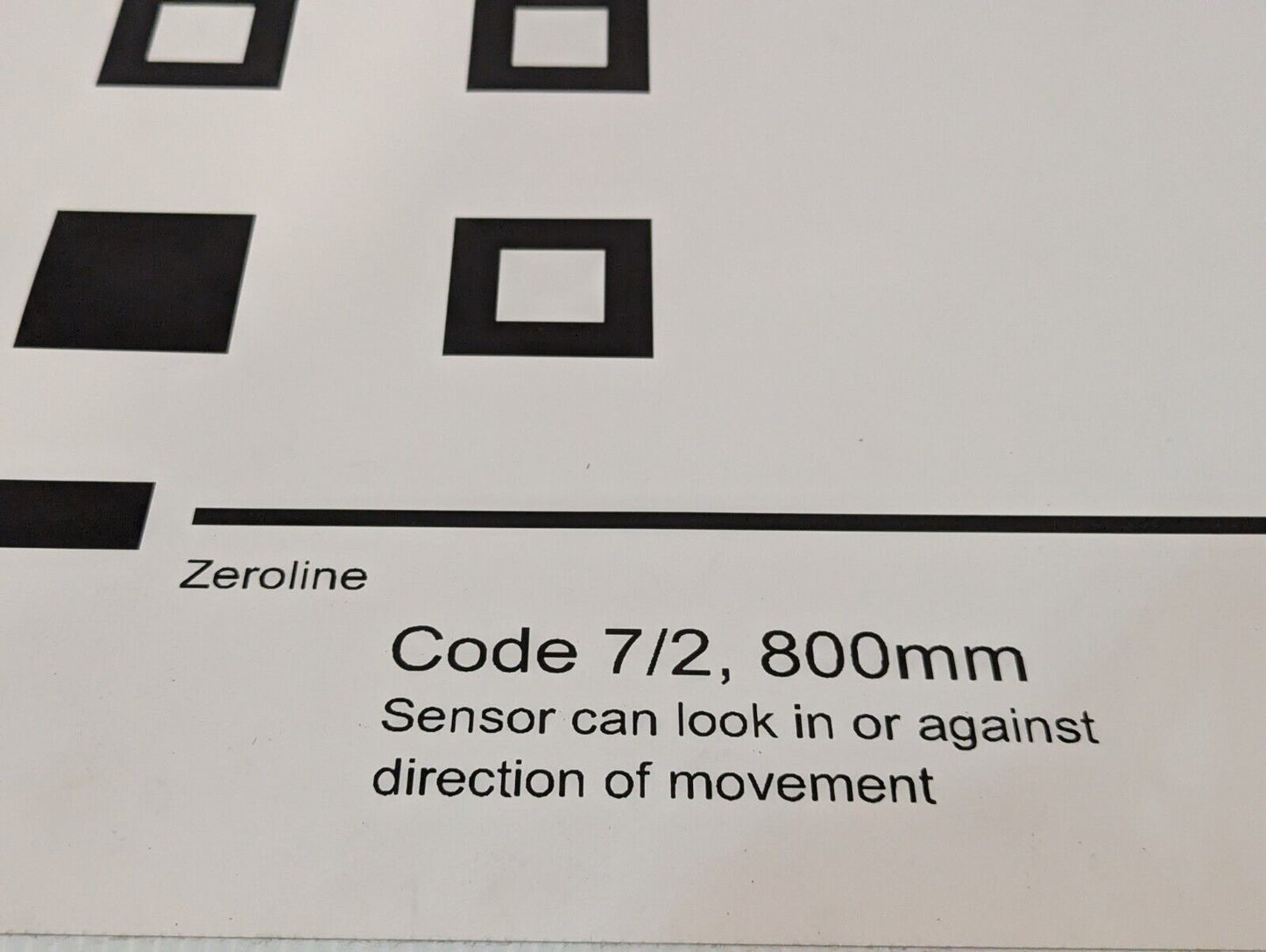 Vitronic 113992 Calibration Mat, Code 7/2 800mm - Free Shipping