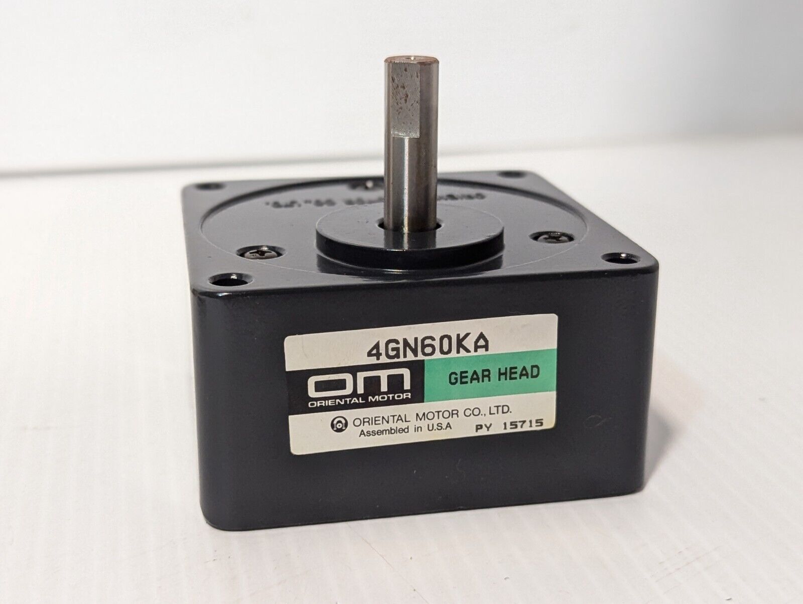 NOS Oriental Motor 4GN60KA Gear Head - Free Shipping+Returns