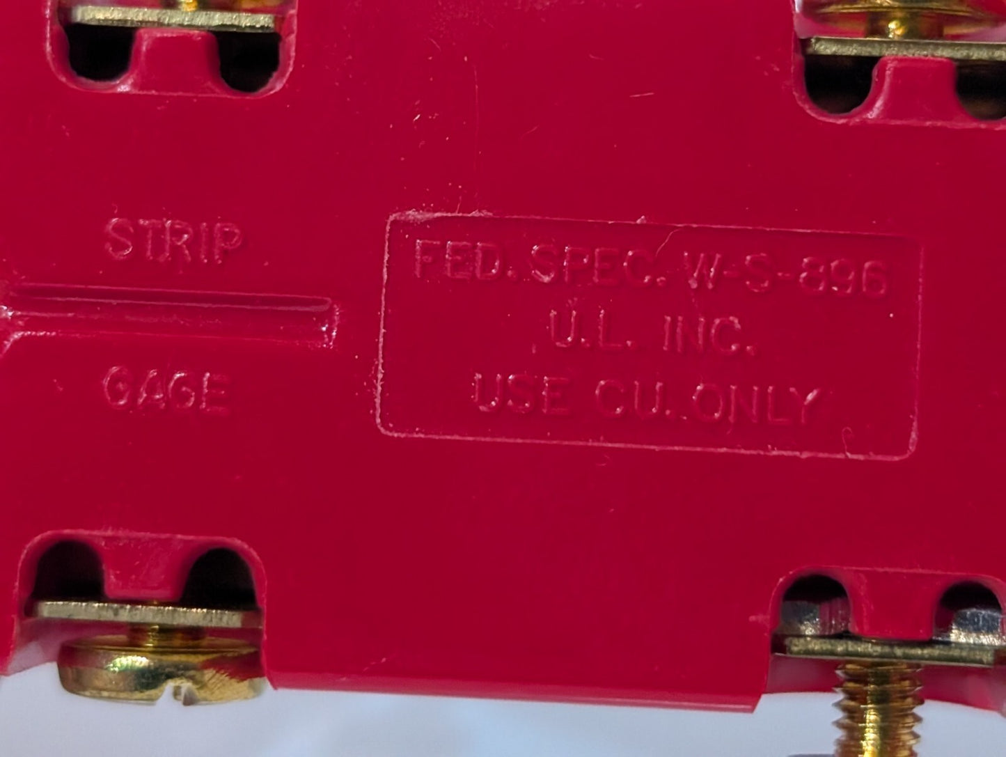 [2] Hubble HBL1222 Nylon Toggle Switch, 2 Pole 20A 120-277VAC