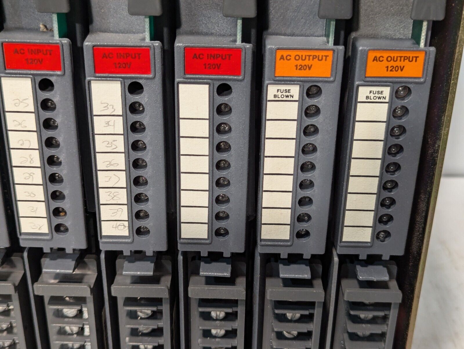AB Bulletin 1771AD 16 Slot I/O Chassis w/Modules and PLC-2/15 Controller