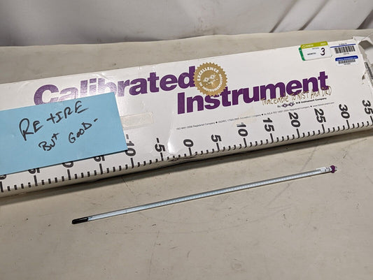 VWR 89095-632 certified thermometer, -1 to 61 deg C
