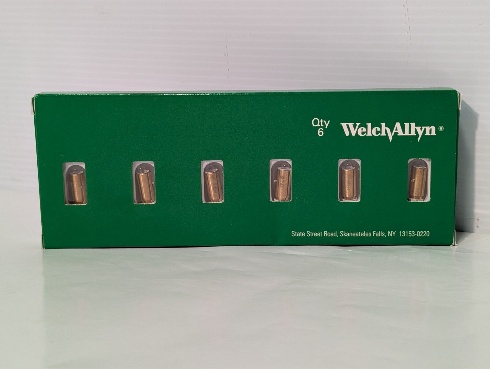 6-Pack Welch Allyn 04900-U6 3.5V Ophthalmoscope Halogen Lamp Bulbs Part 901000
