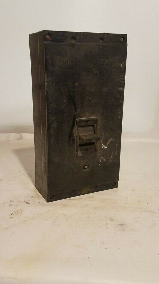 Trumbull circuit breaker, AT 33125, 125 amps, 3 poles, 250VAC, 125/250VDC