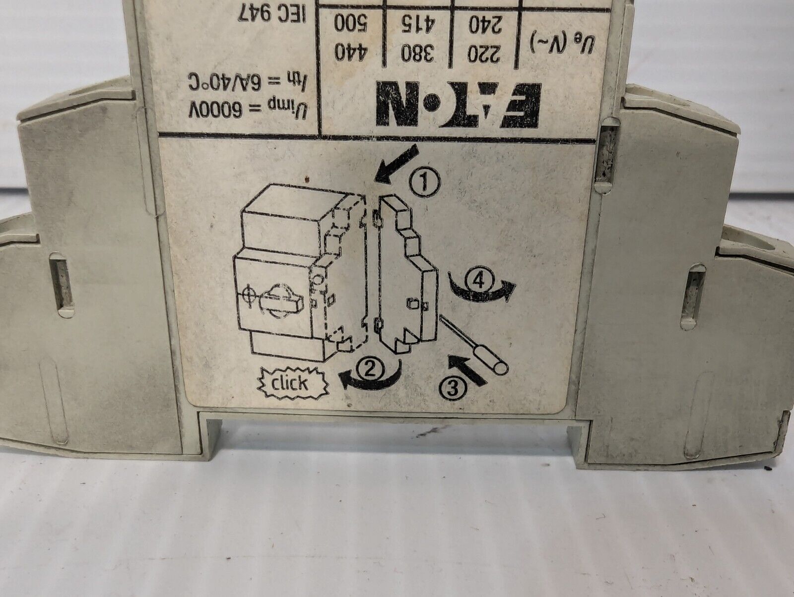 Lot of 2: Eaton XTPAXSA11 Side Starter Mount Auxiliary Contact -Free Shipping