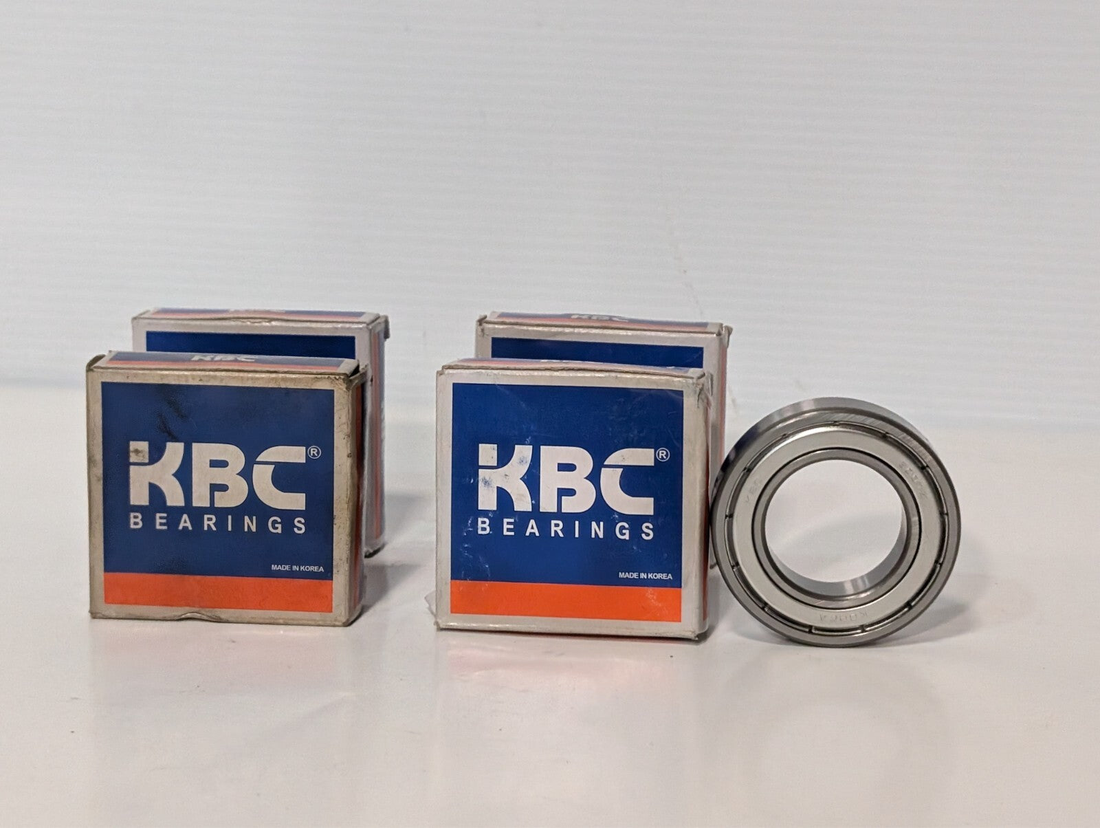 (4) KBC 6007-B-2Z-L038 C3 Shielded Ball Bearings