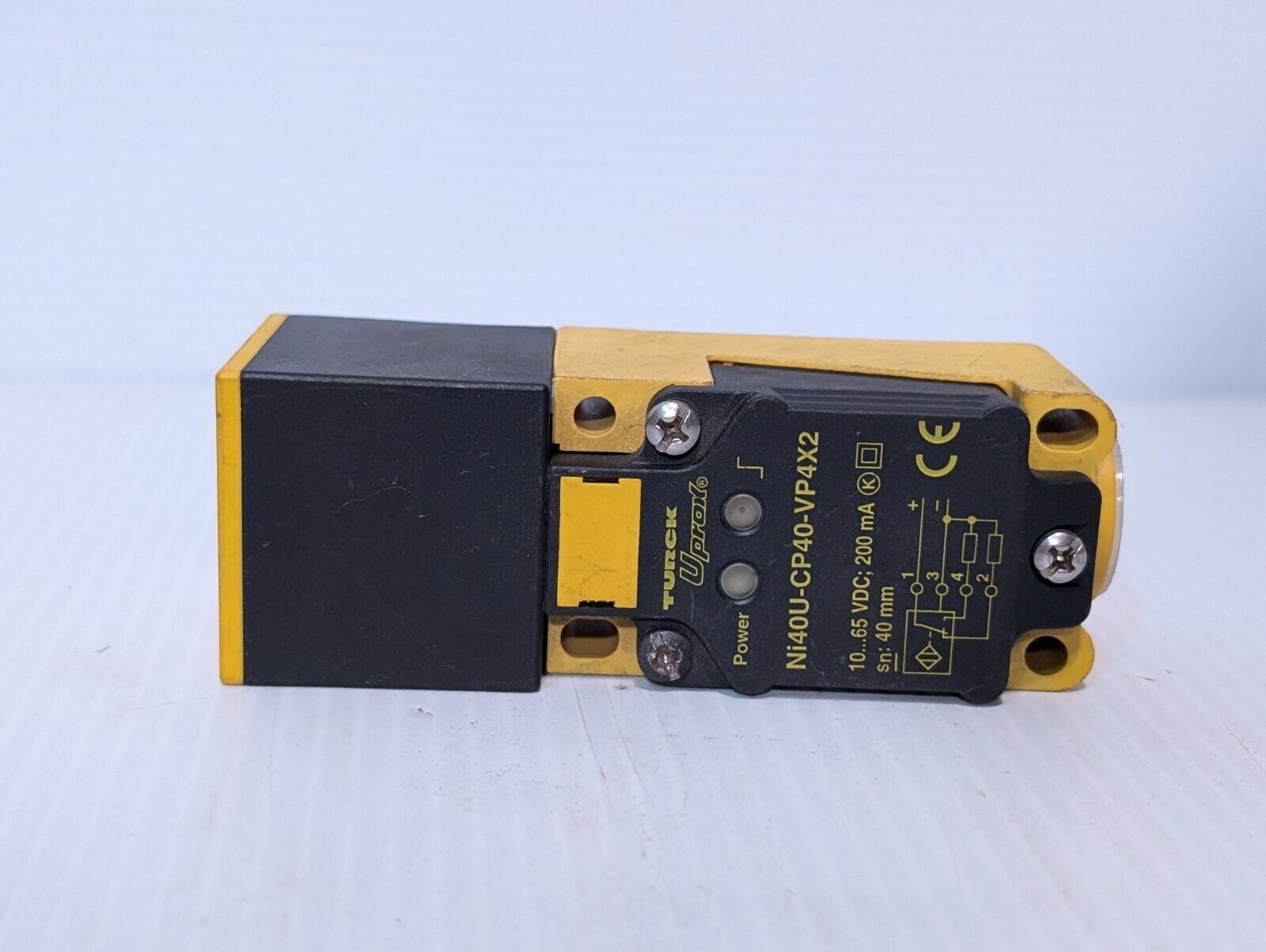 Turck NI40U-CP40-VP4X2 Inductive Proximity Switch Sensor, 10-65 VDC, 200 mA,40mm