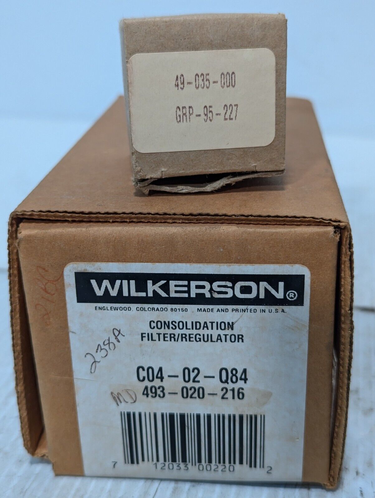 Wilkerson C04-02-Q84 Consolidation Filter/Regulator - Free Shipping