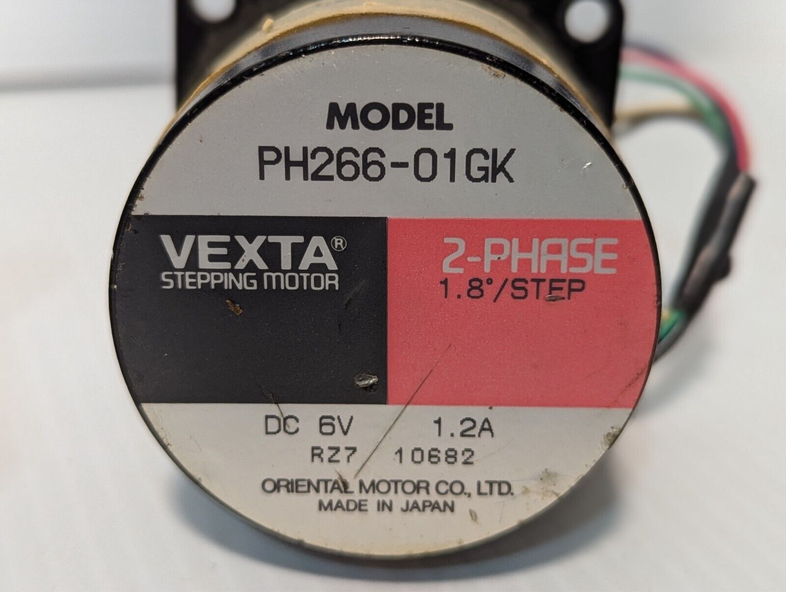 Oriental Motor Vexta PH266-01GK PH26601GK 2-Phase Stepping Motor - Free Shipping