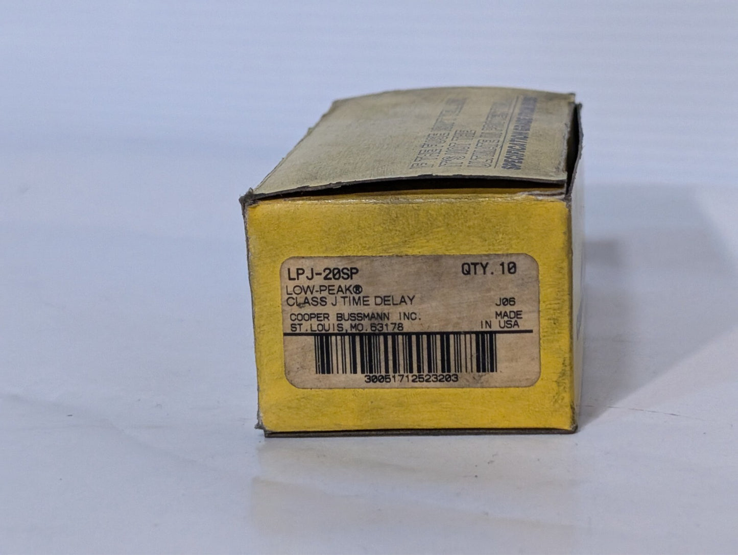 (10 Pack) Bussmann LPJ-20SP 20A 300V Fuse