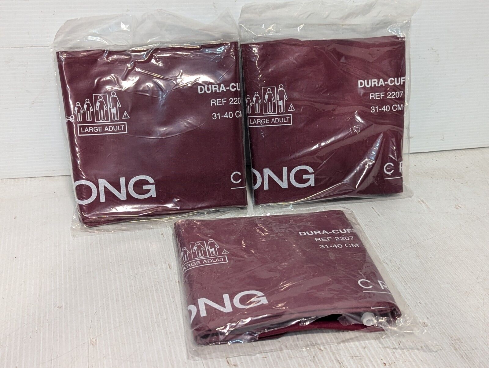 Critikon Dura-Cuf 2207 Blood Pressure Cuff Adult Long 31-40 cm - Free Shipping