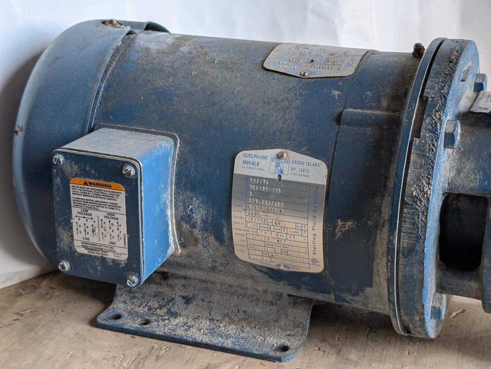 Sterling Fluid System SIHI Pumps LEMR-60-A2AAA0E0AT Liquid Ring Vacuum 502194