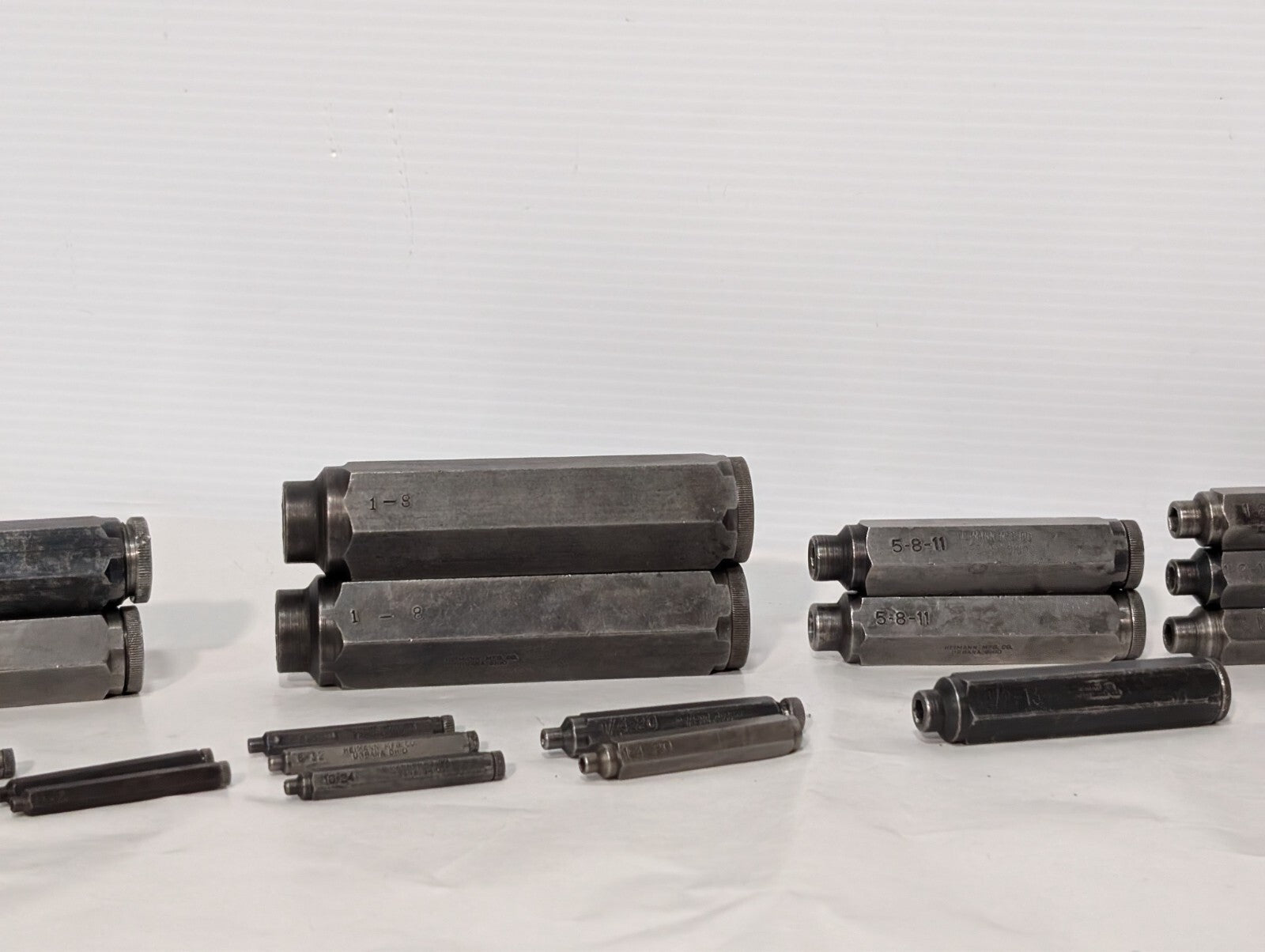 (25) Heimann Transfer Screw Incl. 3/8-16, 1-2-13, 5-8-11, etc. See photos+desc.