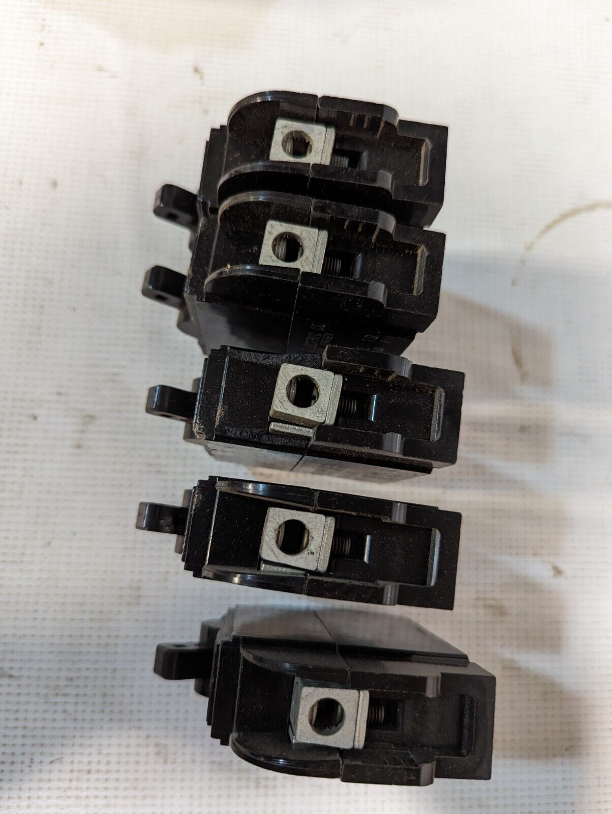 Lot of 2 Heinemann 0911 Circuit Breakers, 1A, 120VAC, 1-Pole - Free Shipping