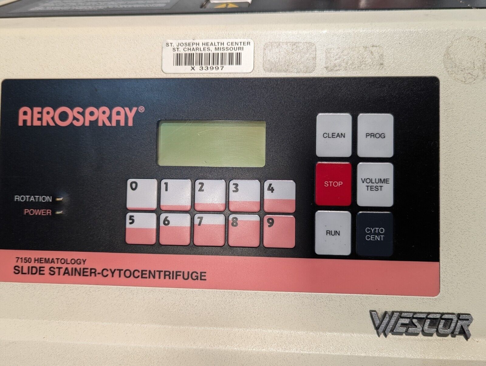 Wescor Aerospray 7150 Hematology Slide Stainer-Cytocentrifuge - Free Shipping