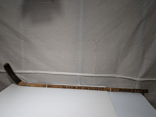 Al Secord Autographed Game Used Sherwood PMP Hockey Stick Hand-Made Drolet