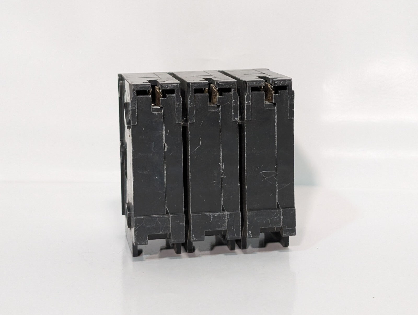 (8) 3-Pole Circuit Breakers, Assorted Amperages and Brands, See Photos