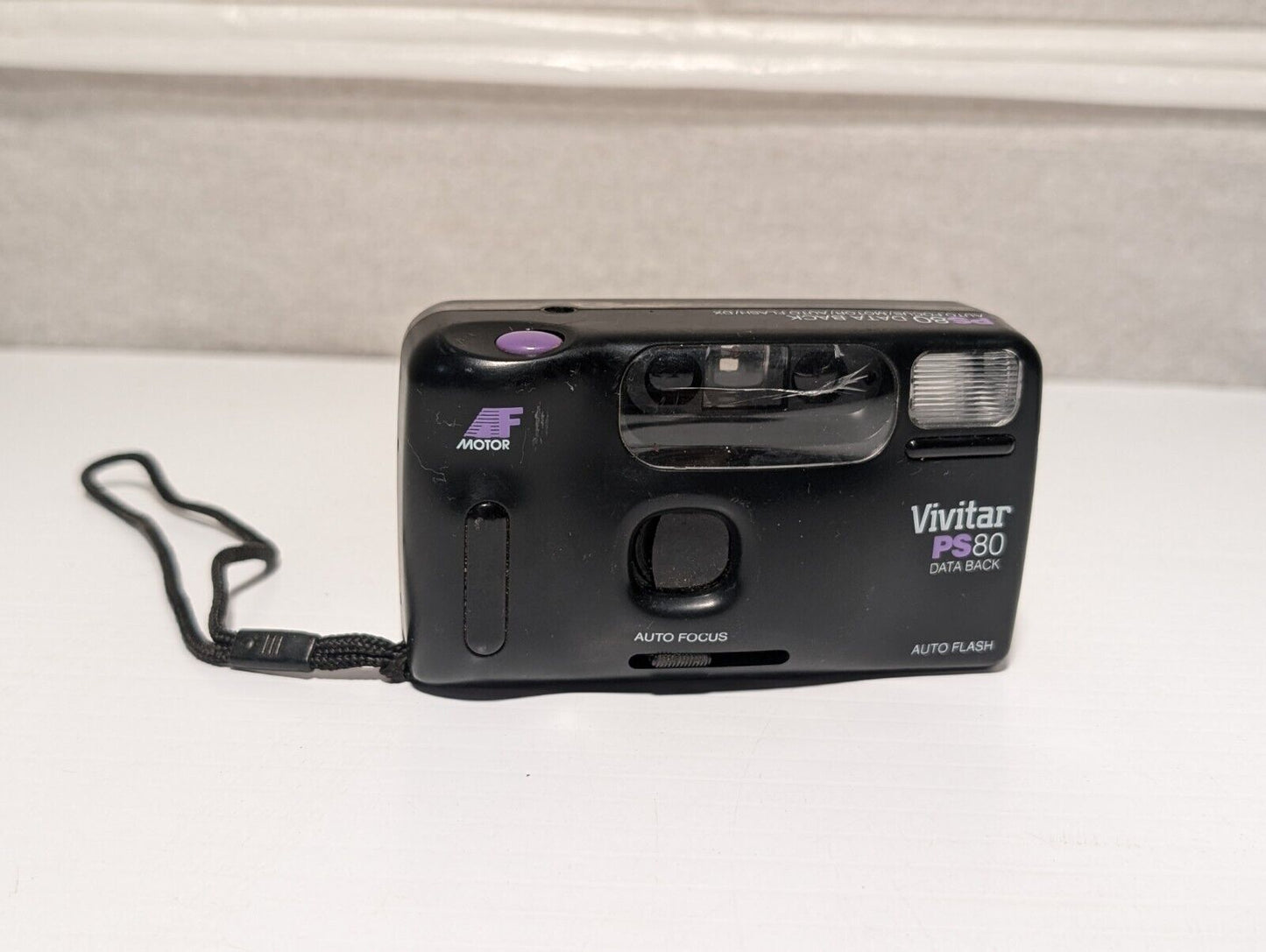 Vivitar PS80DB Data Back Motorized Auto Flash 35mm Film Camera