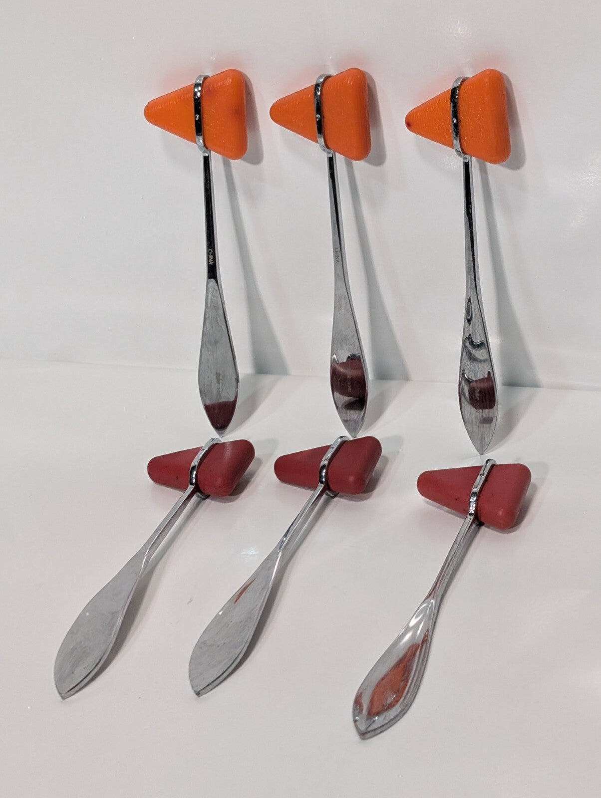 [6] Miltex 1-202 Reflex Hammer - Orange Medical Field Medical Professional