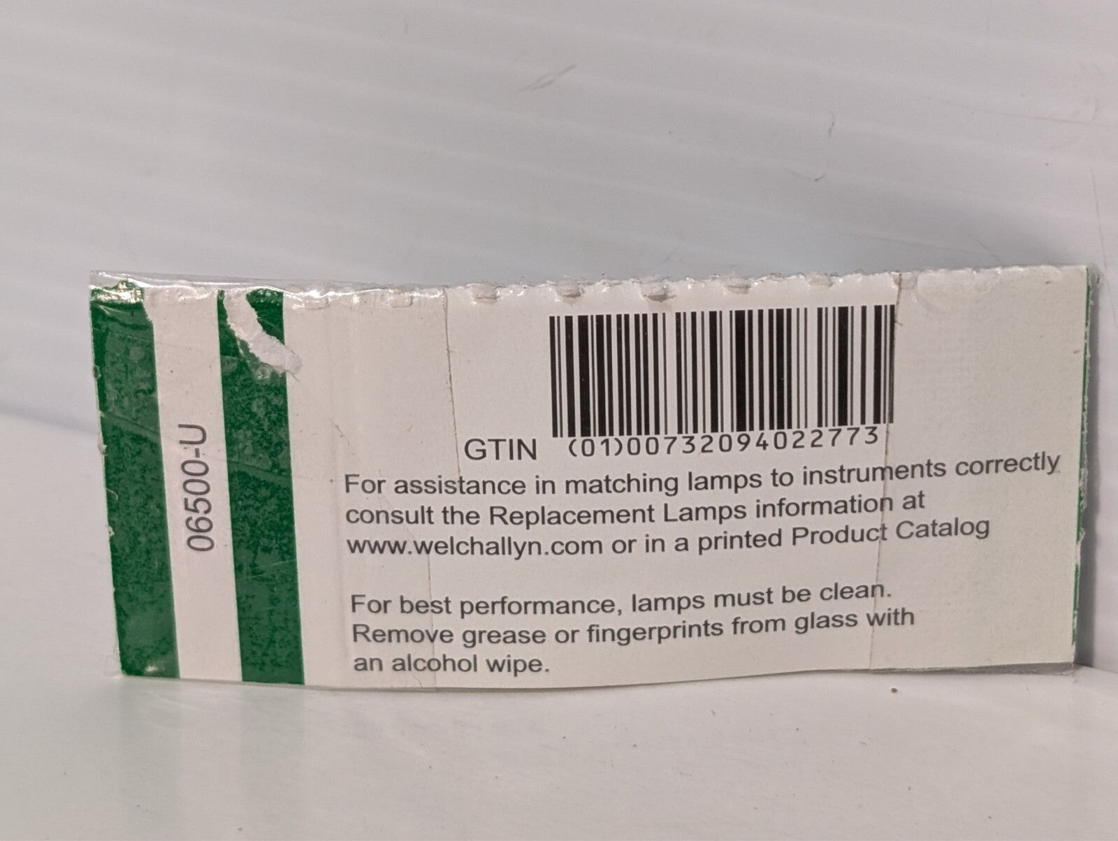 8 pcs Welch Allyn 06500-U6 Genuine OEM Replacement 3.5v Halogen Lamp