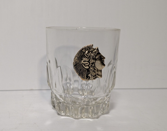 Vintage Greek Emblem Whisky Glass