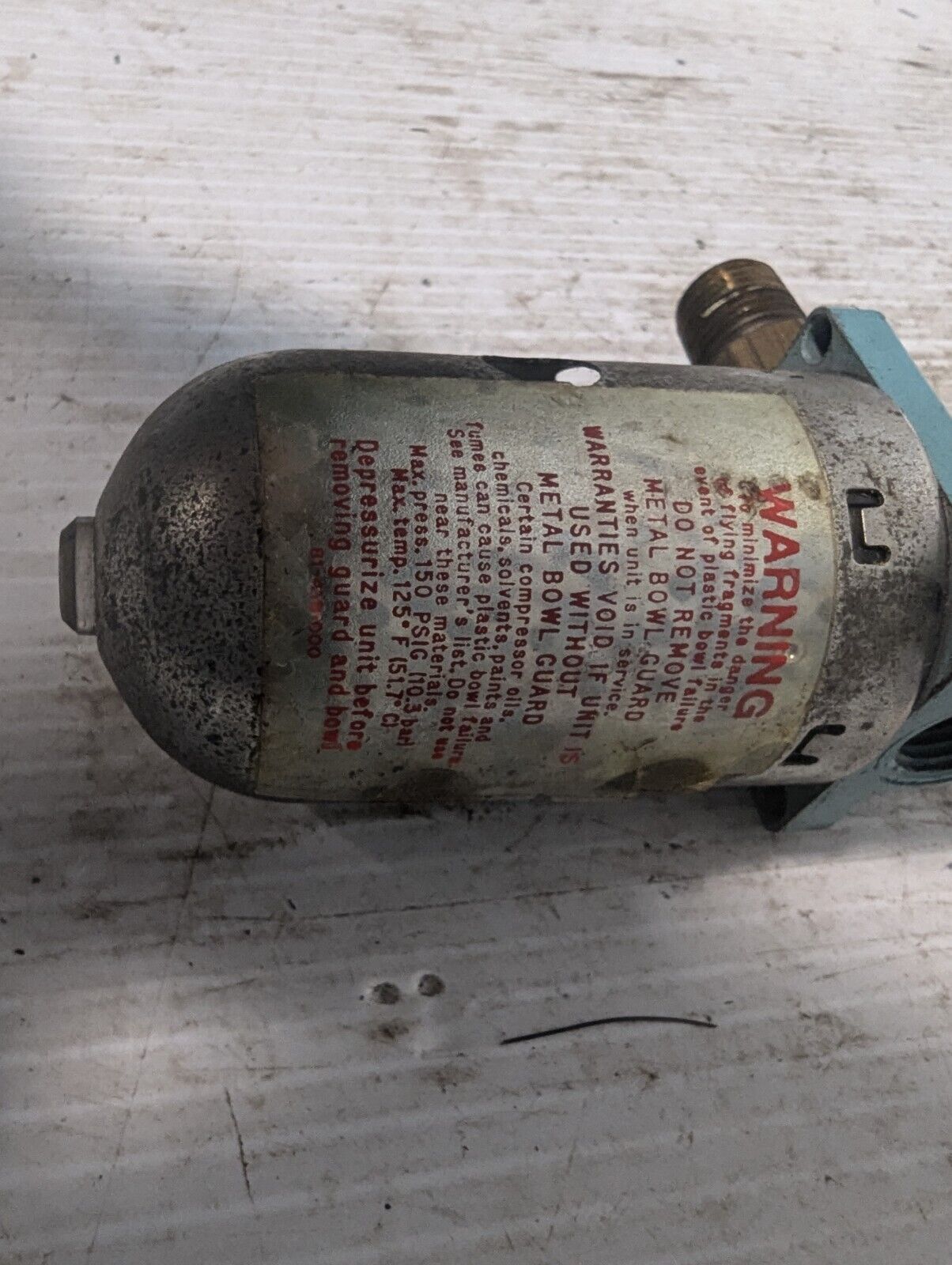 Wilkerson L00-02-000 Hydraulic Lubricator+Returns