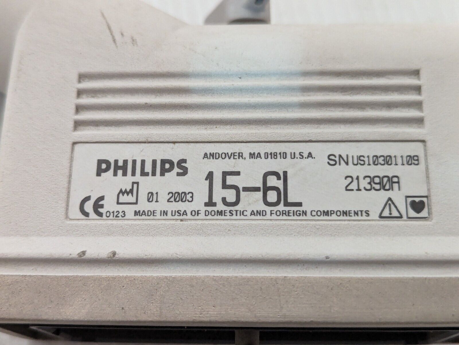 Philips 15-6L Ultrasound Transducer Linear Array Probe - Free Shipping