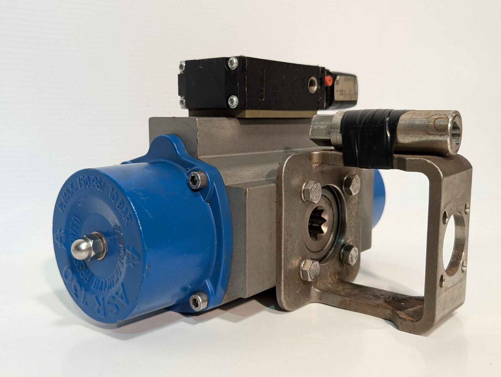 Spirax Sarco Ball Valve Pneumatic Actuator 150PSI 10BAR w/ Berkert 6519 Solenoid