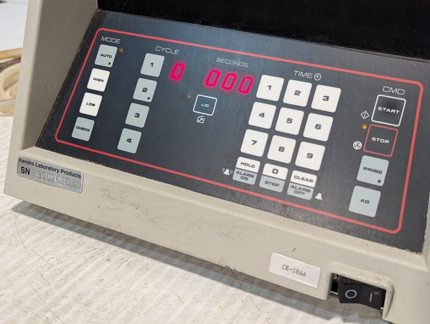 Sorvall CW2 Cellwasher 2 Centrifuge, 3200rpm, 350w, 115v @ 60Hz with power cable