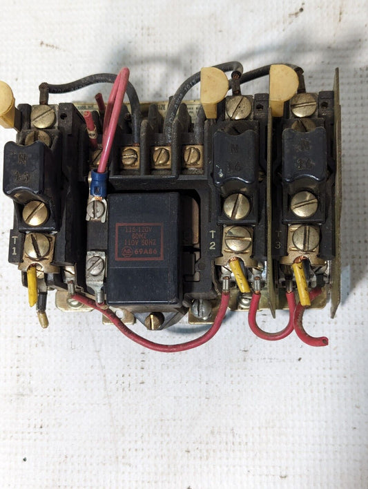 Allen Bradley 509-TOB Motor Starter, Series A, NEMA Size 00, 100/115/120v Coil