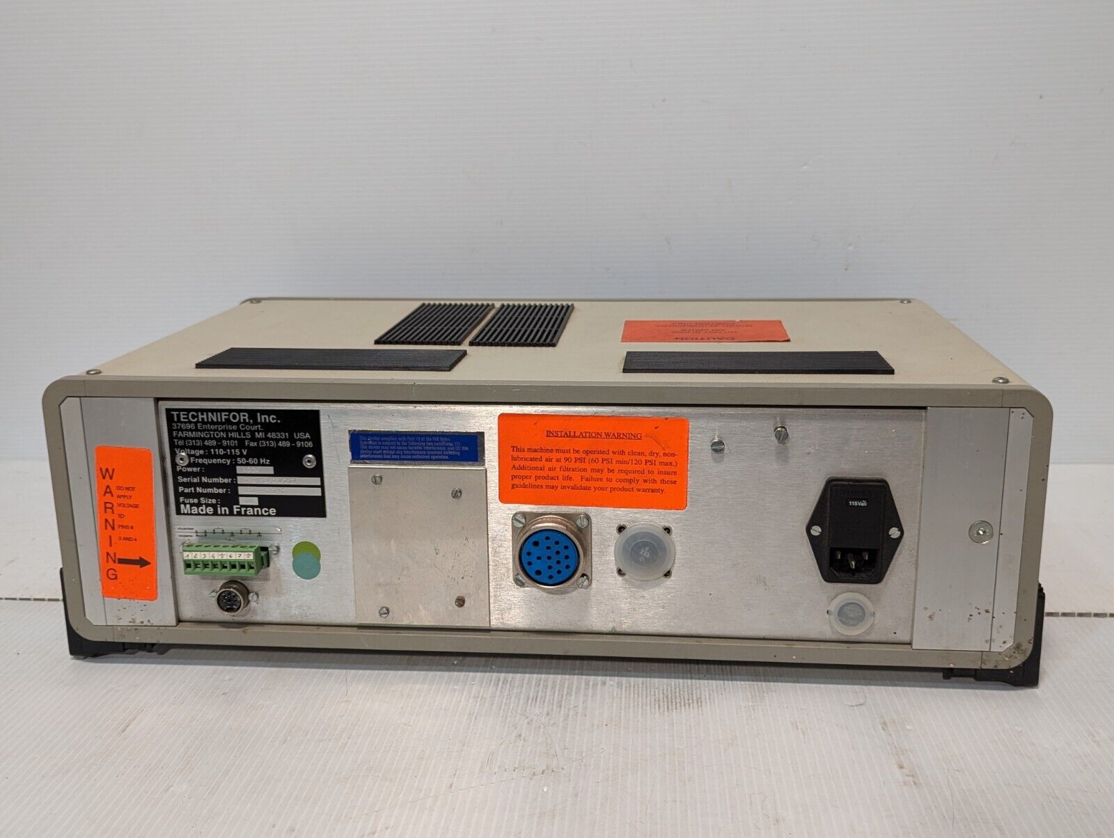 Technifor UCA-CN3 Controller, missing two front buttons - Free Shipping