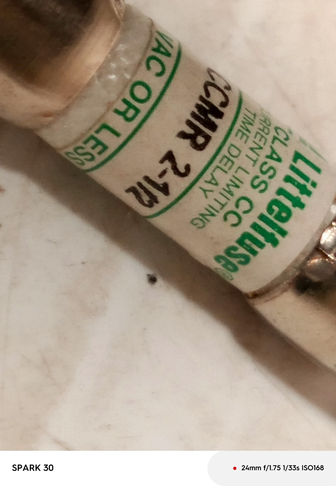 (27) Littelfuse CCMR-2-1/2 Fuses TIME DELAY Fuse CCMR2-1/2 CCMR 2-1/2A 600Vac