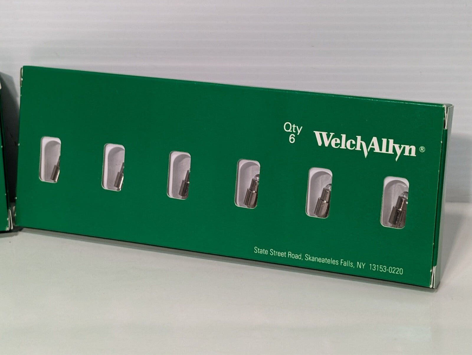 (10) Welch Allyn 06500-U6 Halogen Lamp 3.5V for MacroView Otoscope - Box of 6, 4