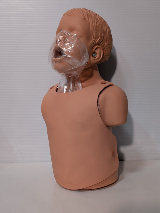 (1) SIMULAIDS SANI-Child CPR Child Training Manikin w/ 100 Pack Lungs as shown
