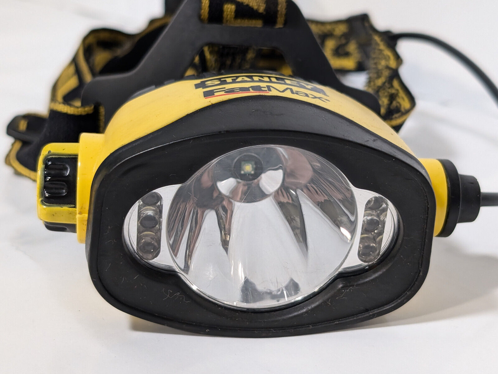 Stanley FatMax Headlamp LED, AAA, Adjustable Elastic Strap, Settings