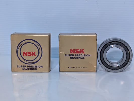 (Set of Two) NSK 7206CTYNSULP4 Abec-7 Super Precision Spindle Bearings 7206