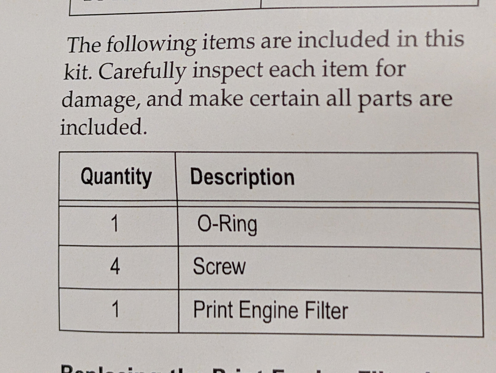 Videojet RP26224 Marsh Hi-Res Printheads Print Engine Filter Replacement Kit