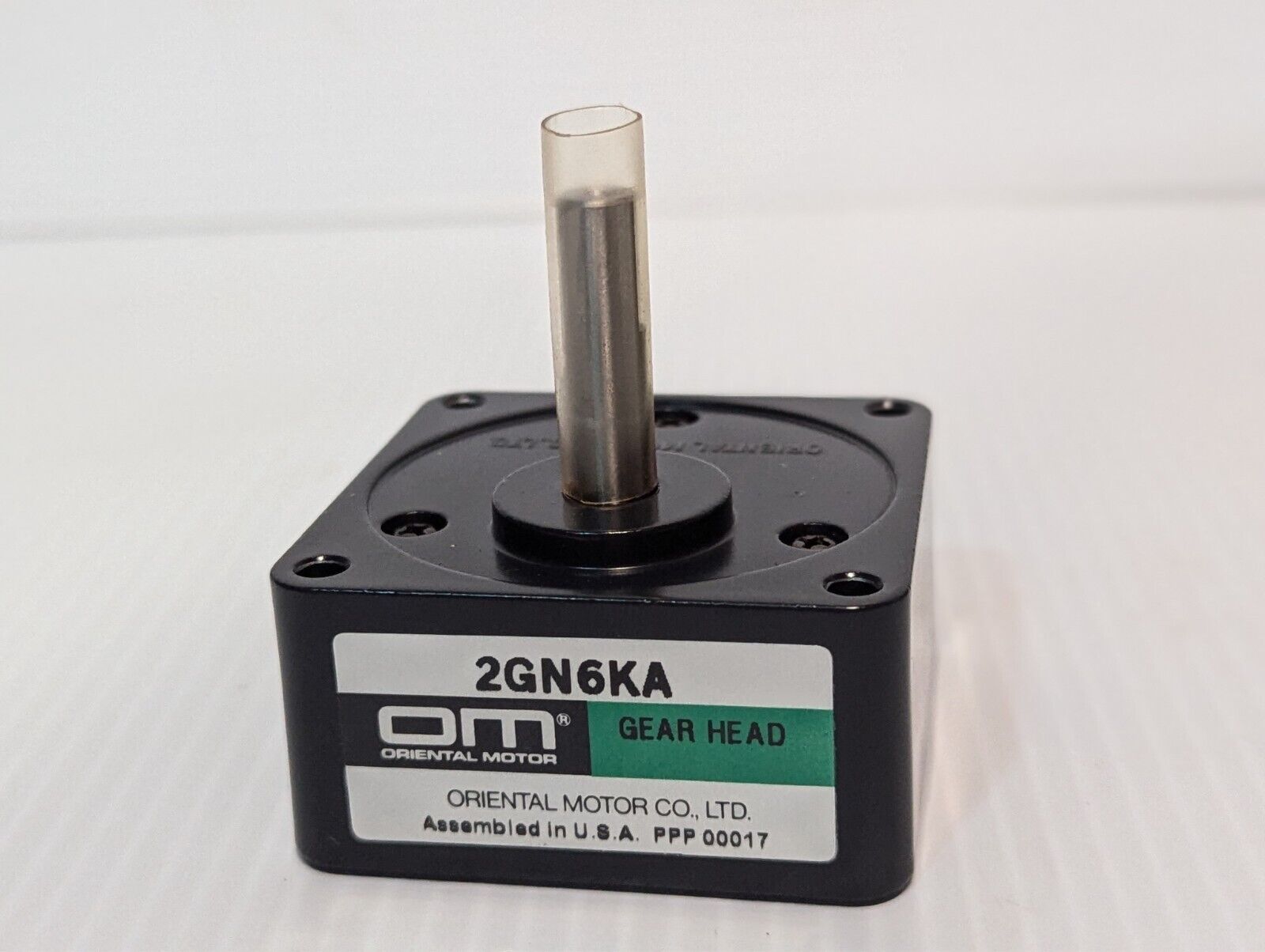 NEW Oriental Motor 2GN6KA Parallel Shaft Gear Head 6:1 Ratio - Free Shipping
