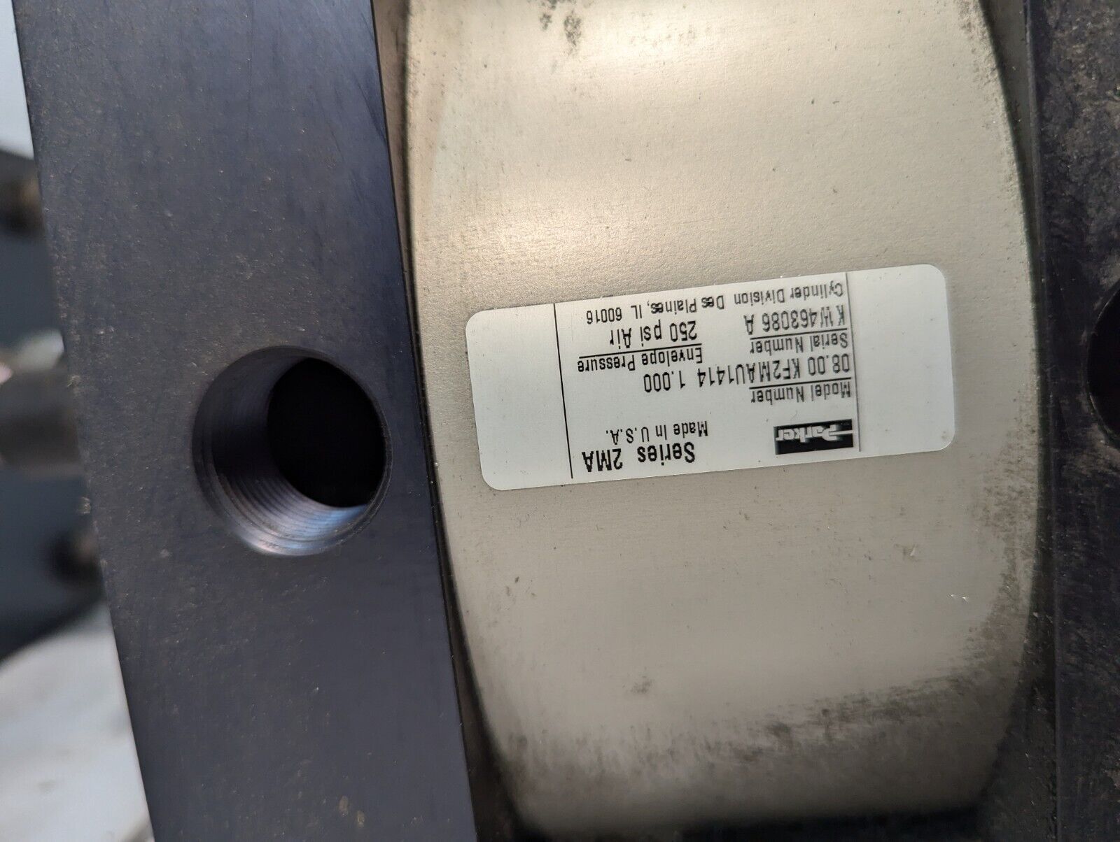Parker 08.00KF2MAU1414 1.000 Pneumatic Cylinder - Free Shipping