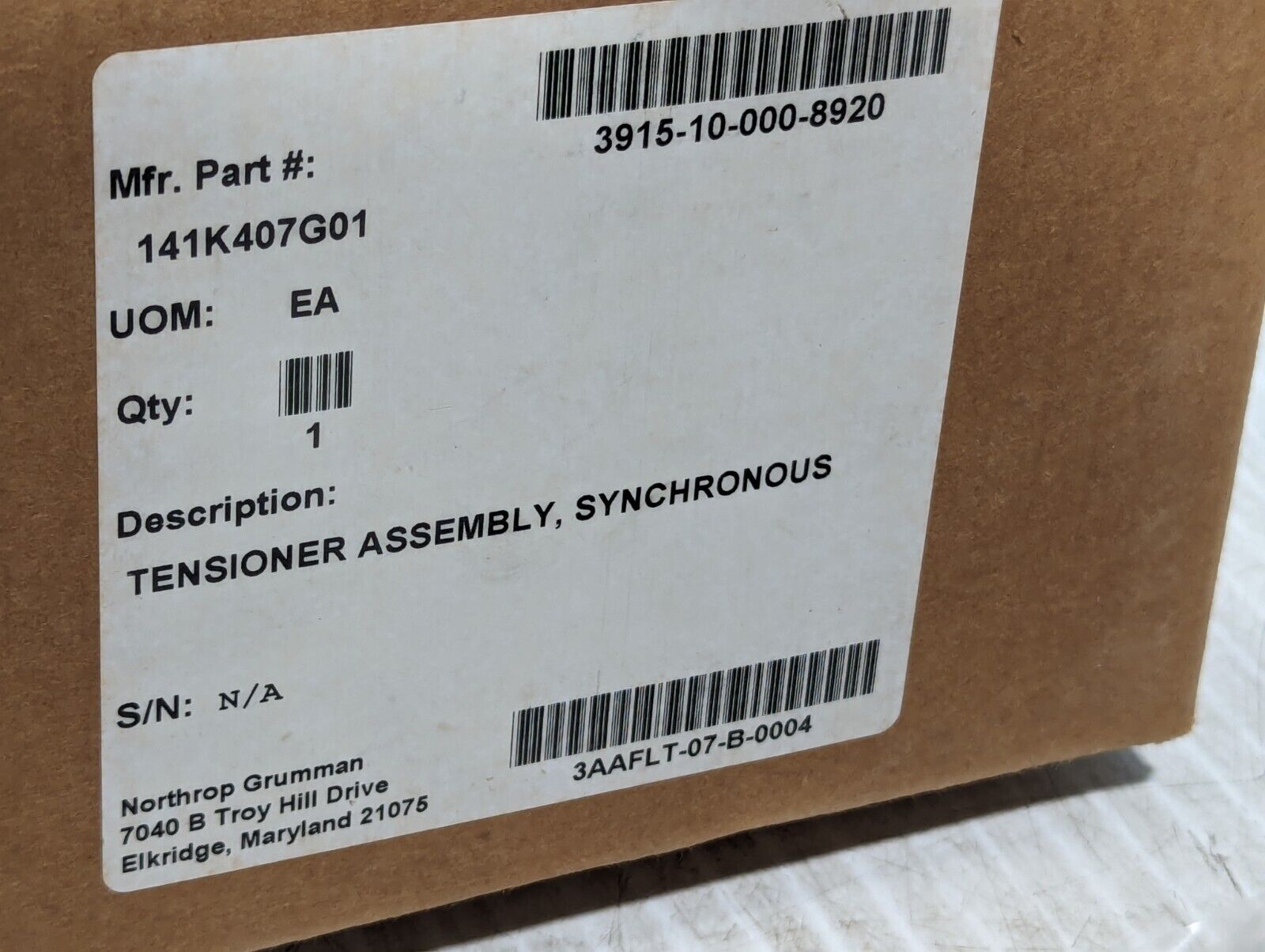 Synchronous Tensioner Assembly 141K407G01 - Free Shipping