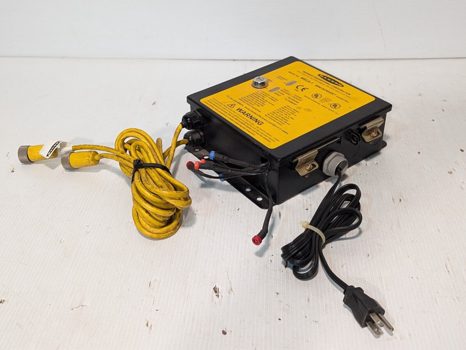 Banner MSCA-1 Mini-Screen Controller Box W/ Cables - Free Shipping+Returns