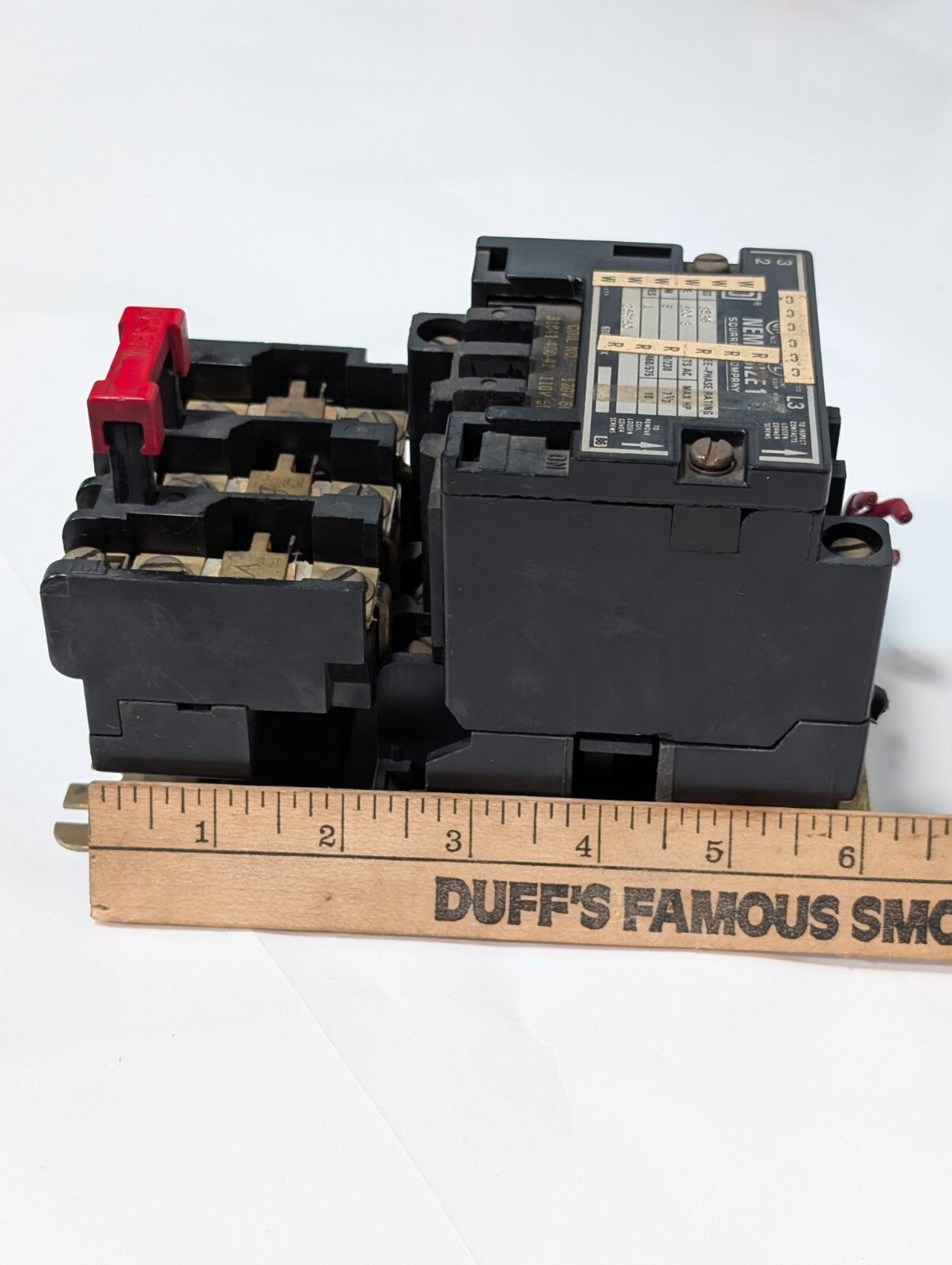 Square D 8536 SCT0-3 Motor Starter, NEMA Size 1, Series A, Form S, 110\120V Coil