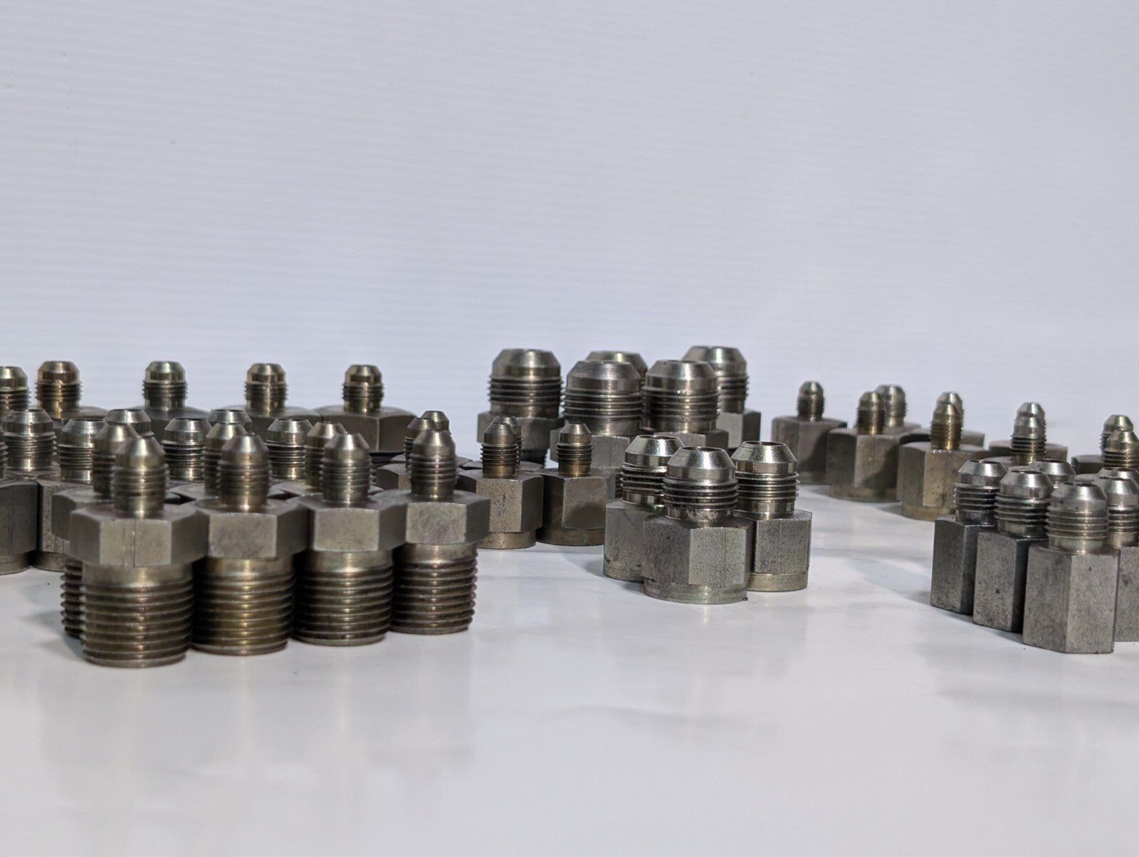 (85) Assorted High Pressure Adaptor Fittings for Pneumatic or Hydraulic Press