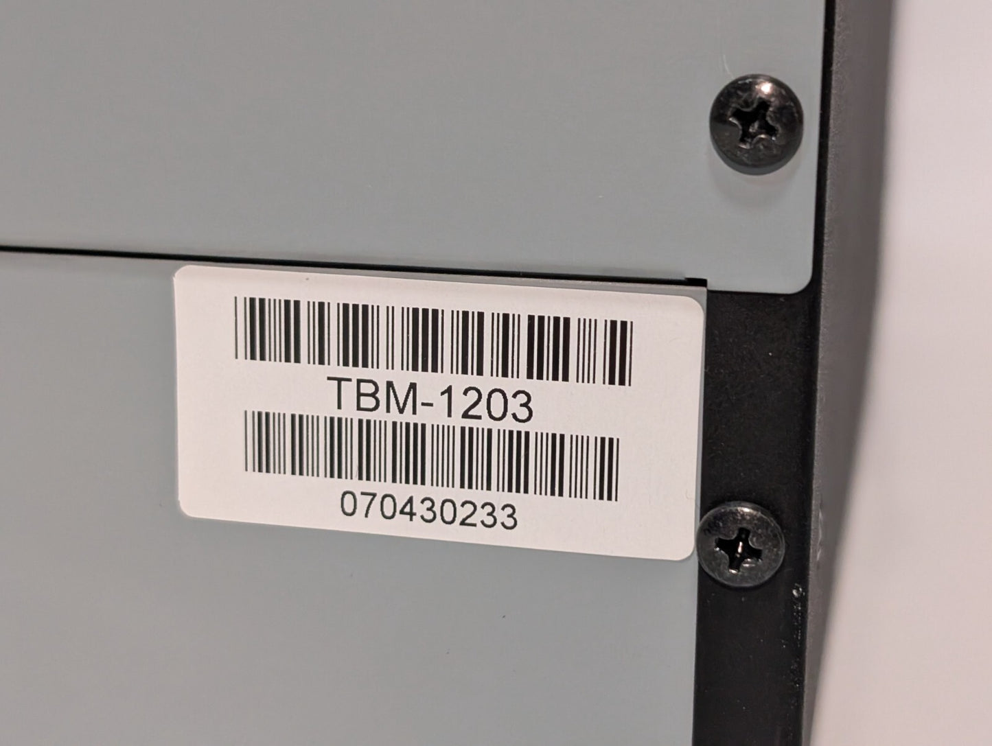 Tatung TBM-1203 Triview  B&W Surveillance Monitor, 11" Visual Screen, Metal Case